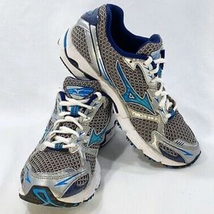 Mizuno Wave Rider 13 Silver Running Shoes